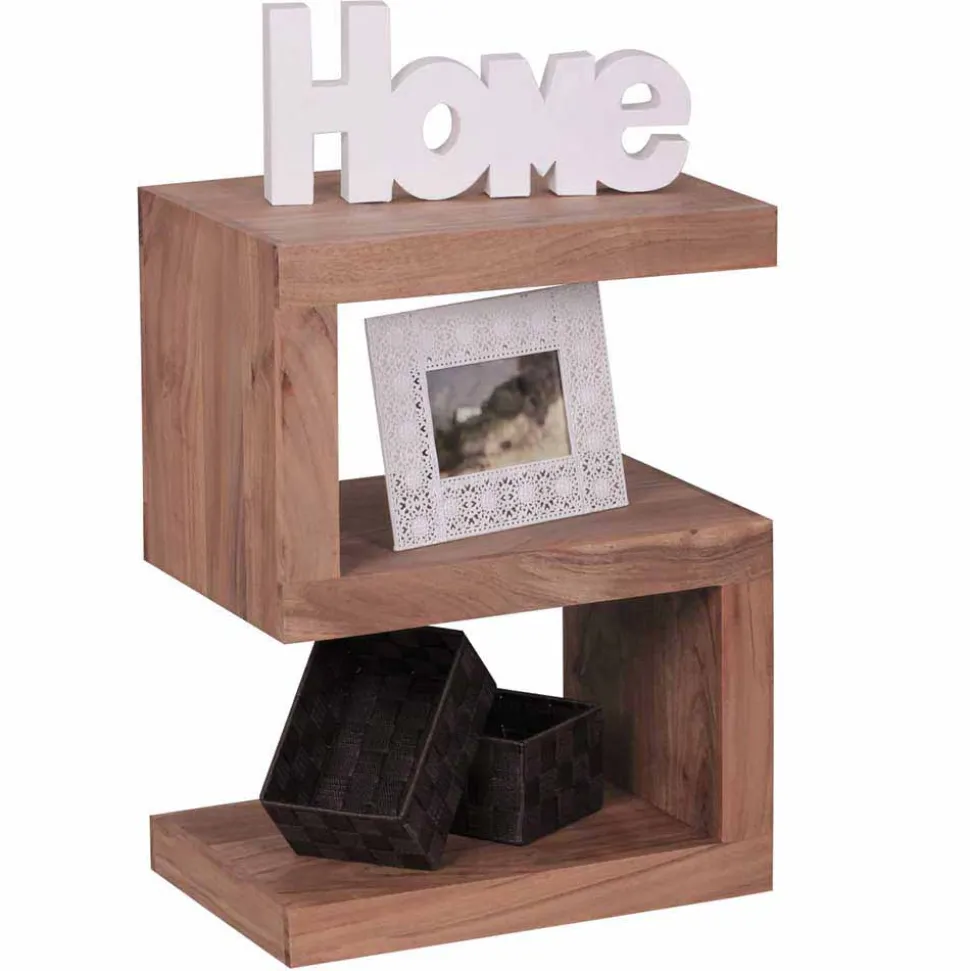 Design Beistelltisch Vislan in S-Form