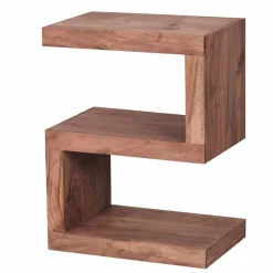 Design Beistelltisch Vislan in S-Form