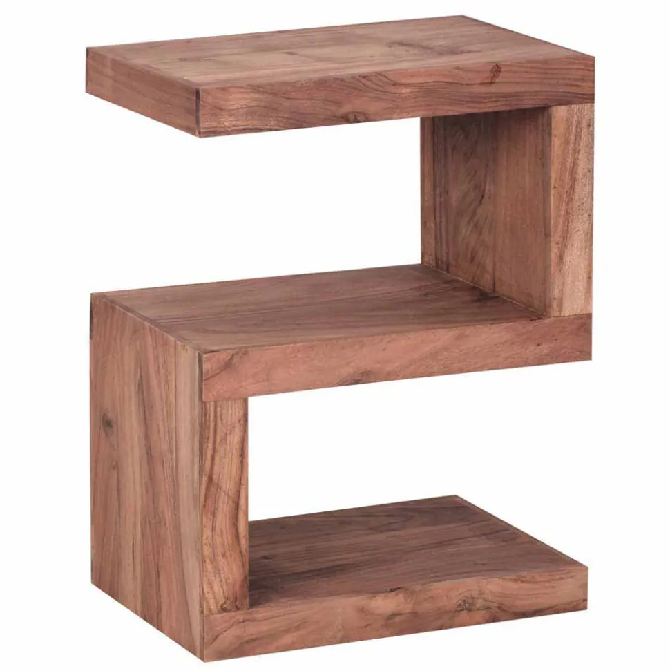 Design Beistelltisch Vislan in S-Form