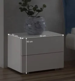 Design Bettanlage in Weiß & Blau - Thony (dreiteilig)