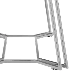 Design Couchtisch mit Glasplatte Marmor Optik - Mimdos