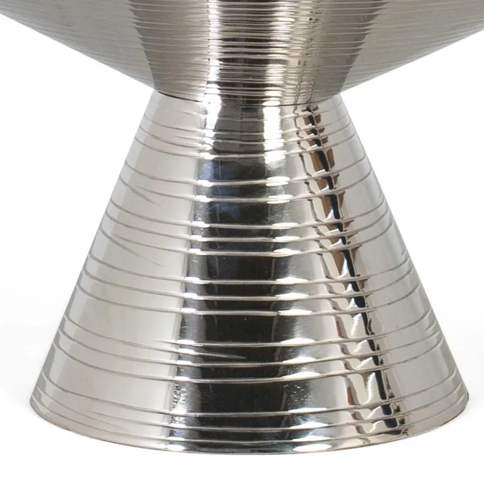 Design Couchtisch mit schwarzer Glasplatte - Coralla