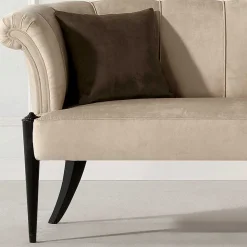 Design Esstisch Sofa in Beige - Toina