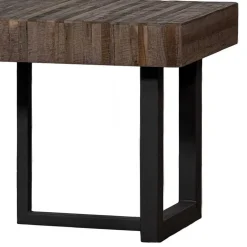 Design Esszimmerbank aus Recyclingholz Teak - Halling