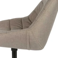 Design Esszimmerstuhl in Taupe Lining gepolstert