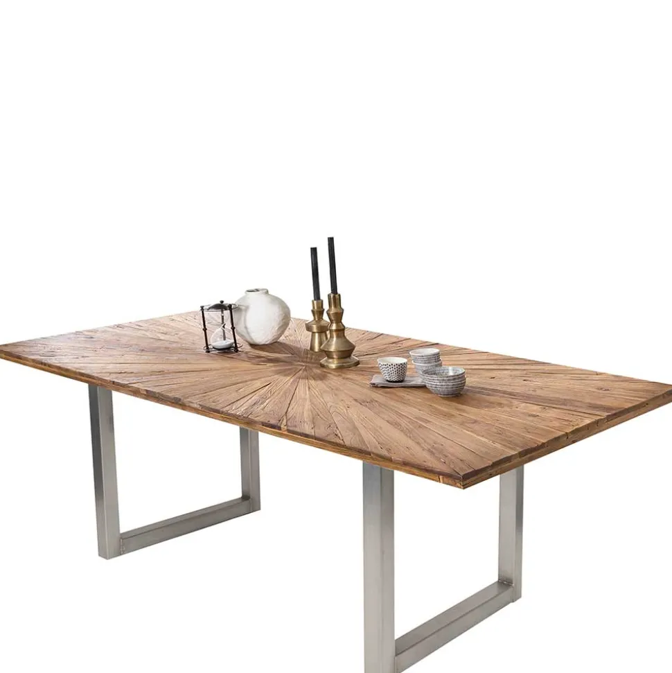 Design Esszimmertisch aus Altholz Teak - Liberty