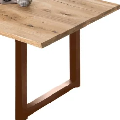 Design Esszimmertisch mit geölter Holzplatte - Aschau