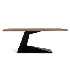 Design Esszimmertisch mit Baumkante Akazie - Faunatia