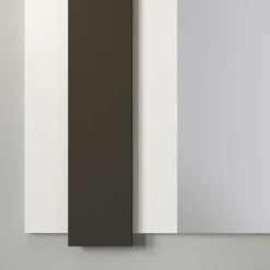 Design Flur Set in Weiß & Schwarz - Riguna (zweiteilig)