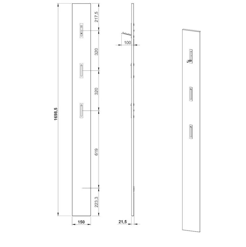 Design Flureinrichtung Set - Flemingo (dreiteilig)
