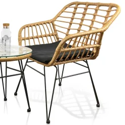 Design Garten Sitzgruppe für Zwei - Kolage (dreiteilig)