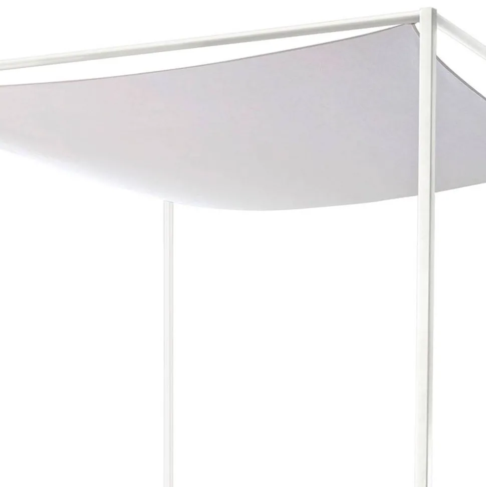 Design Himmelbett in Eiche Natur & Weiß - Risa