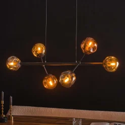 Design Hängeleuchte mit sechs Kugelschirmen - Gozo