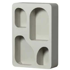 Design Hängeregal in Hellgrau - Martinus