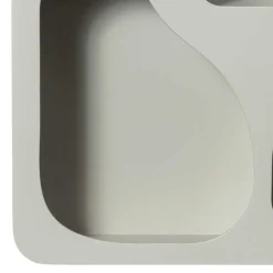 Design Hängeregal in Hellgrau - Martinus