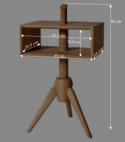 Design Holz Beistelltisch drehbar - Julecas