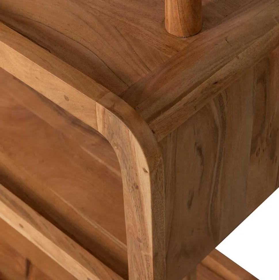 Design Holzregal aus Akazie Massivholz - Selrito