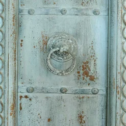 Design Holzschrank in Türkis - Francys