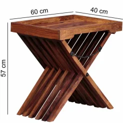Design Klapptisch Hoslo mit Tablett abnehmbar