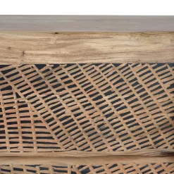 Design Kombi-Kommode aus Massivholz - Merlan