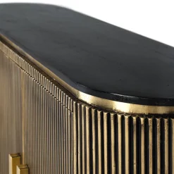 Design Kombi-Kommode mit Marmorplatte - Hayato