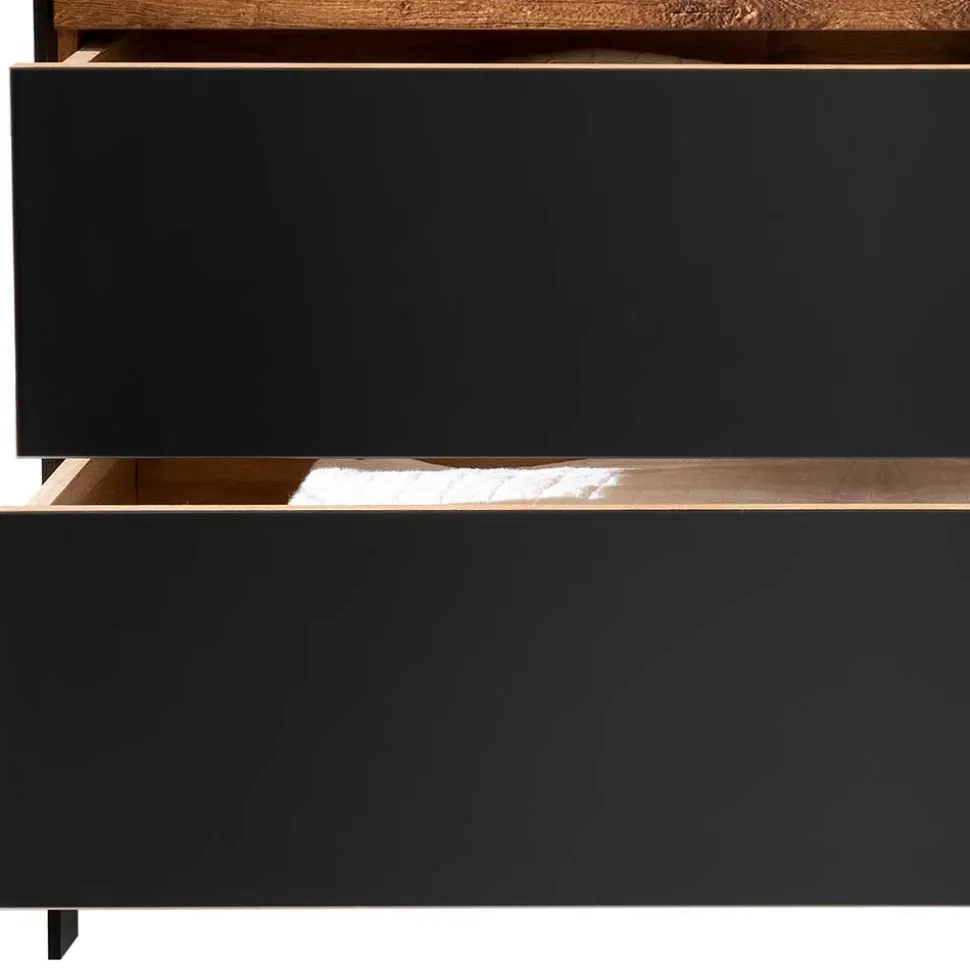 Design Kommode in Wildeiche & Anthrazit - Claas