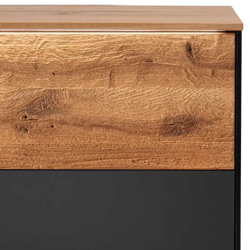 Design Kommode in Wildeiche & Anthrazit - Claas