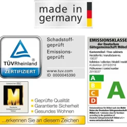 Design Kommode Metallo in Graubraun