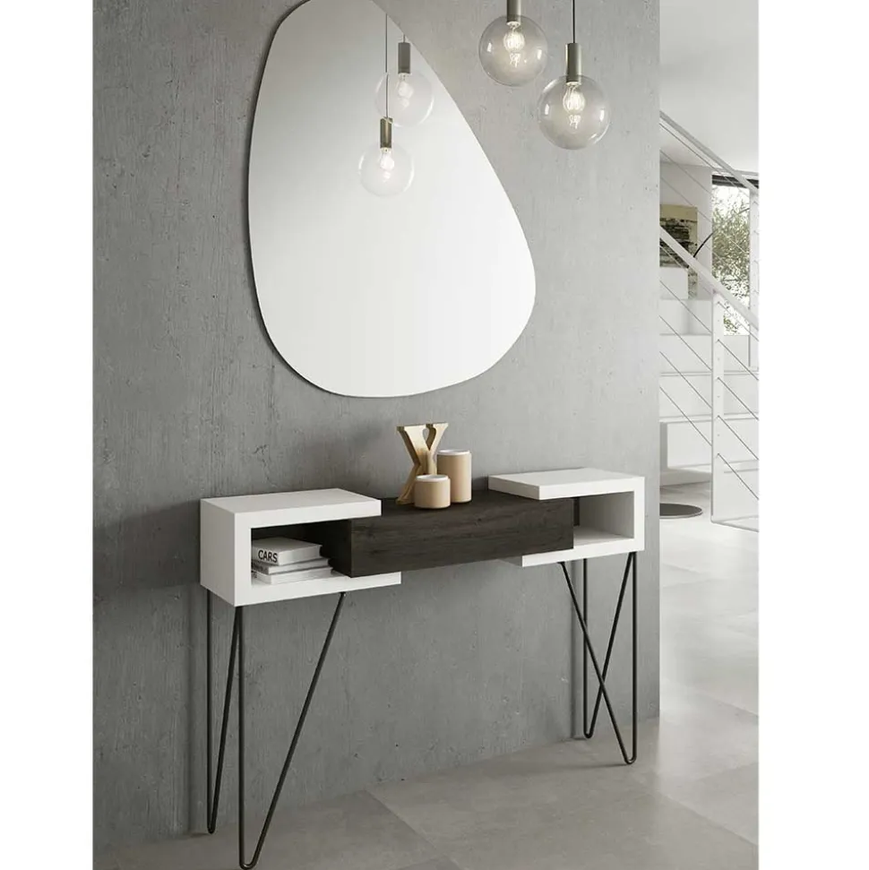 Design Konsolentisch & Spiegel Set - Elburg (zweiteilig)