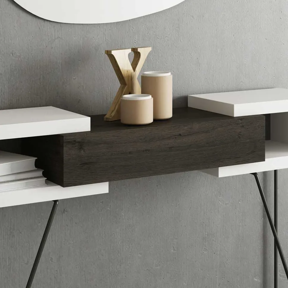 Design Konsolentisch & Spiegel Set - Elburg (zweiteilig)