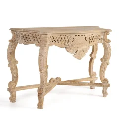 Design Konsolentisch in Mangoholz White Wash - Chiety