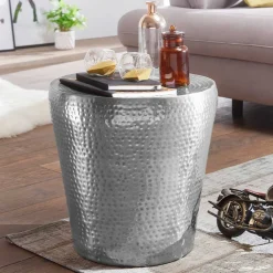 Design Metall Beistelltisch aus Aluminium - Vanimarias