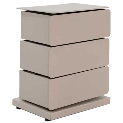 Design Metallkommode in Taupe - Dolomiti