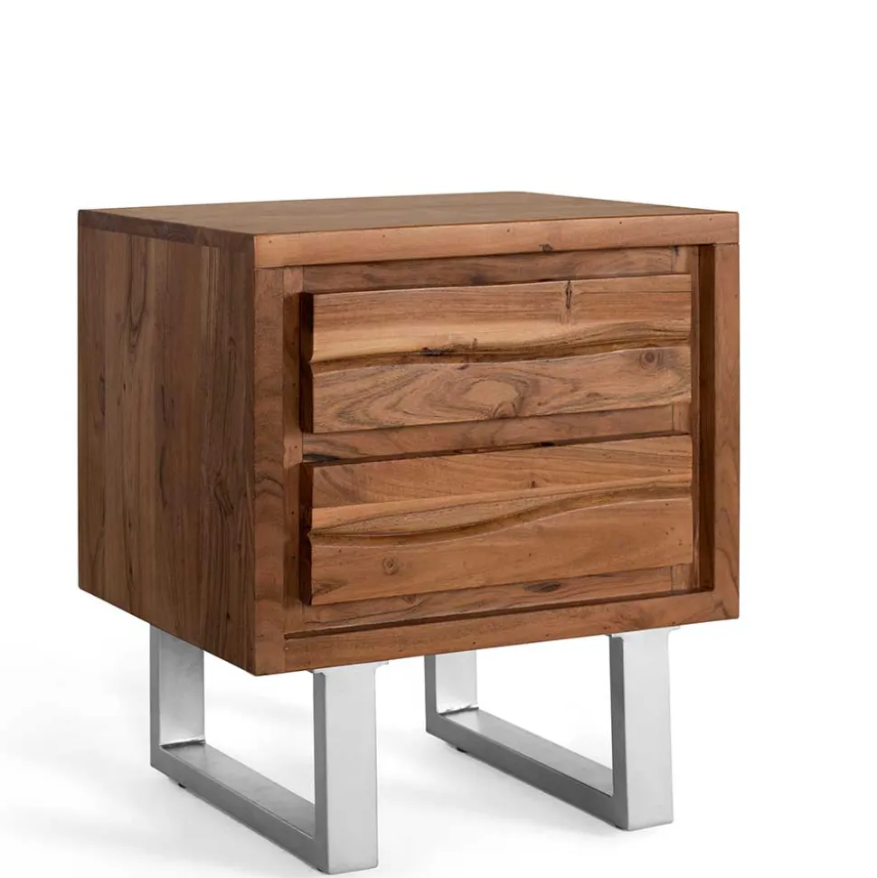 Design Nachtkommode aus Akazienholz - Banjee