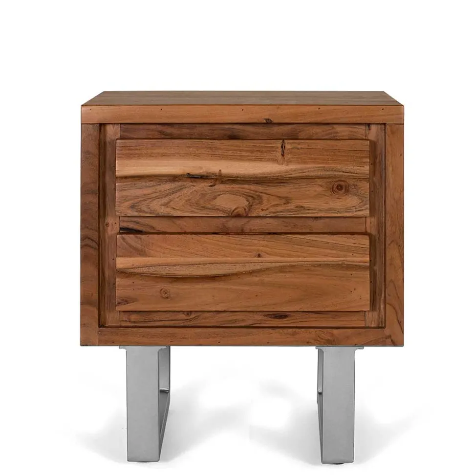 Design Nachtkommode aus Akazienholz - Banjee