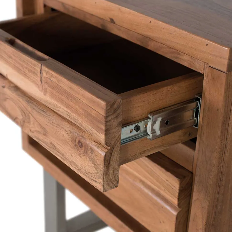Design Nachtkommode aus Akazienholz - Banjee
