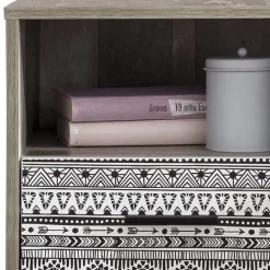 Design Nachtkommode mit 62 cm Höhe - Drondo