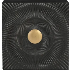 Design Nachtschrank in Schwarz und Gold - Oglio