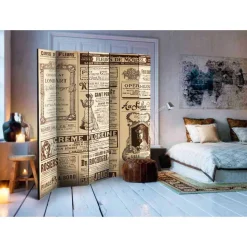 Design Nostalgie Paravent Vintage Werbung - Emjan