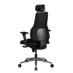 Design Office Schreibtischstuhl in Schwarz & Grau - Tyrone