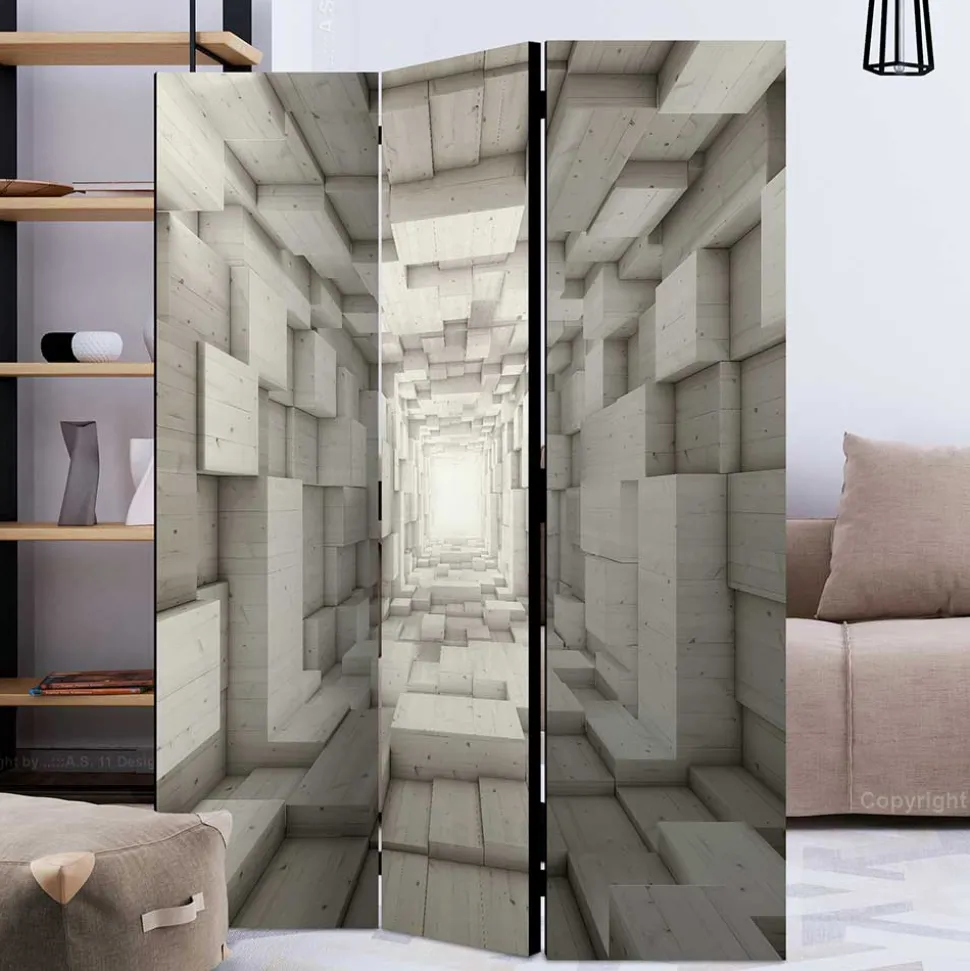 Design Paravent mit 3D Print Motiv - Angelina