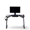 Design PC Computertisch in Schwarz - Aribert