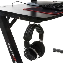 Design PC Computertisch in Schwarz - Aribert