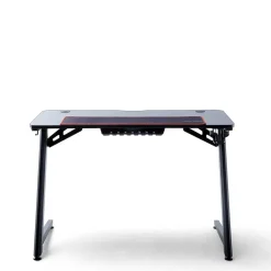 Design PC Computertisch in Schwarz - Aribert