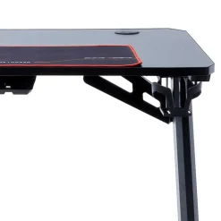 Design PC Computertisch in Schwarz - Aribert