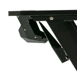 Design PC Computertisch in Schwarz - Aribert