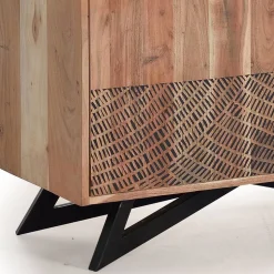 Design Regal mit Türen und Schubladen - Merlan