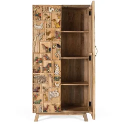 Design Schrank mit Tier Dekor - Widama
