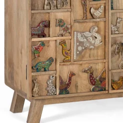 Design Schrank mit Tier Dekor - Widama