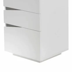 Design Schreibtisch in Weiß 150x67 cm Velino mit 3 Schubladen